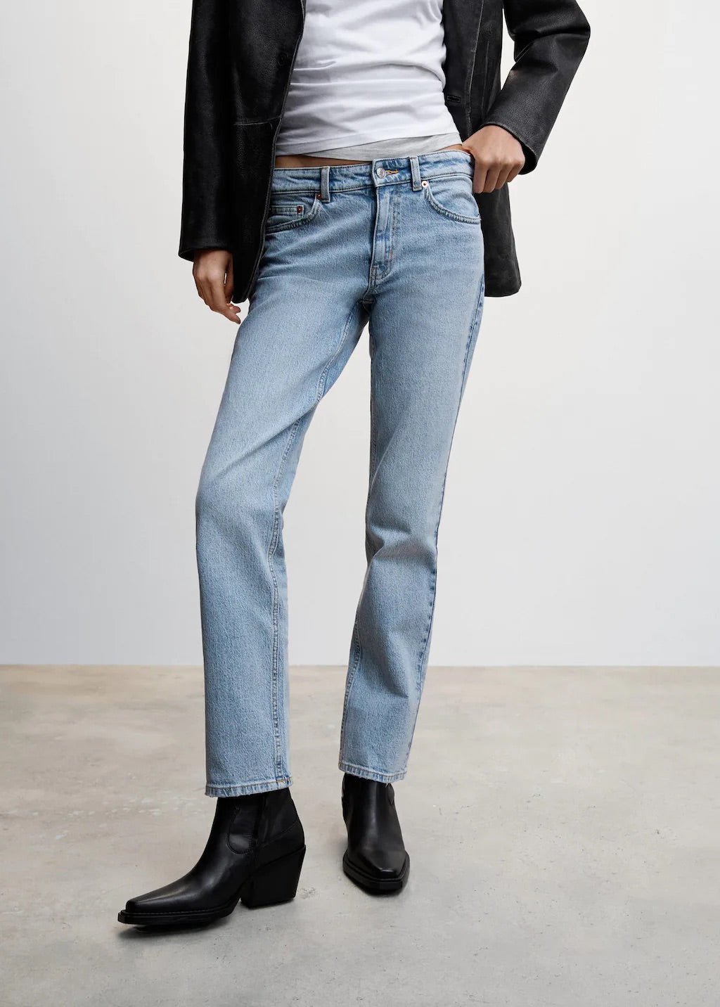 Medium comfort straight jeans - Laurel Morgan