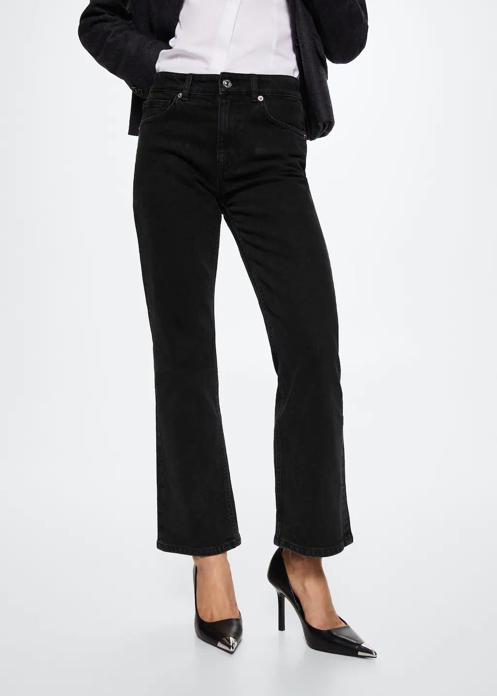 Medium-rise flared jeans - Laurel Morgan