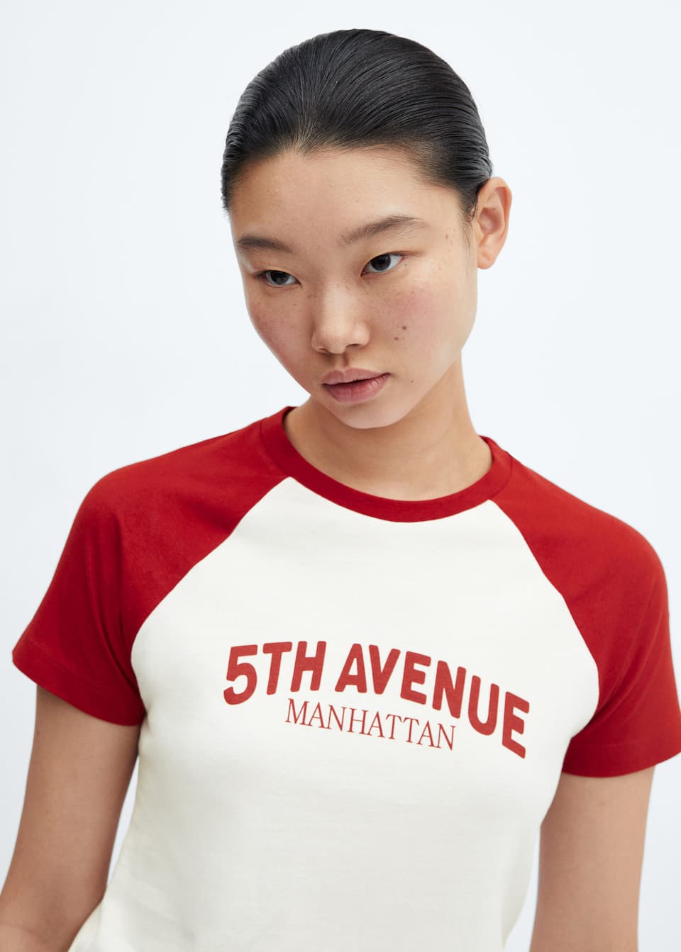 Message cotton T-shirt - Laurel Morgan