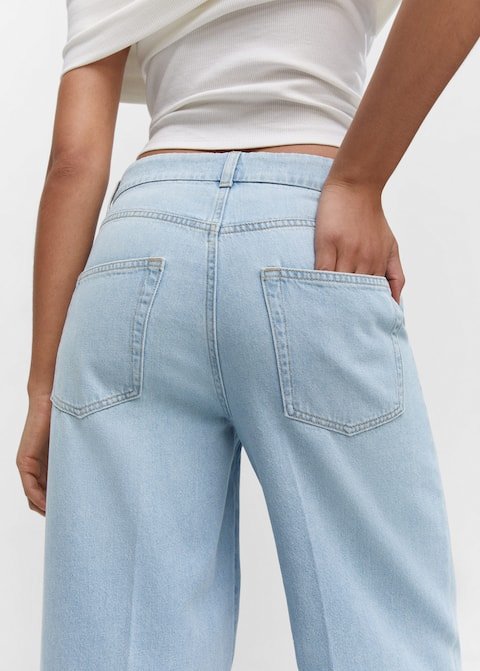 Mid-rise straight jeans - Laurel Morgan