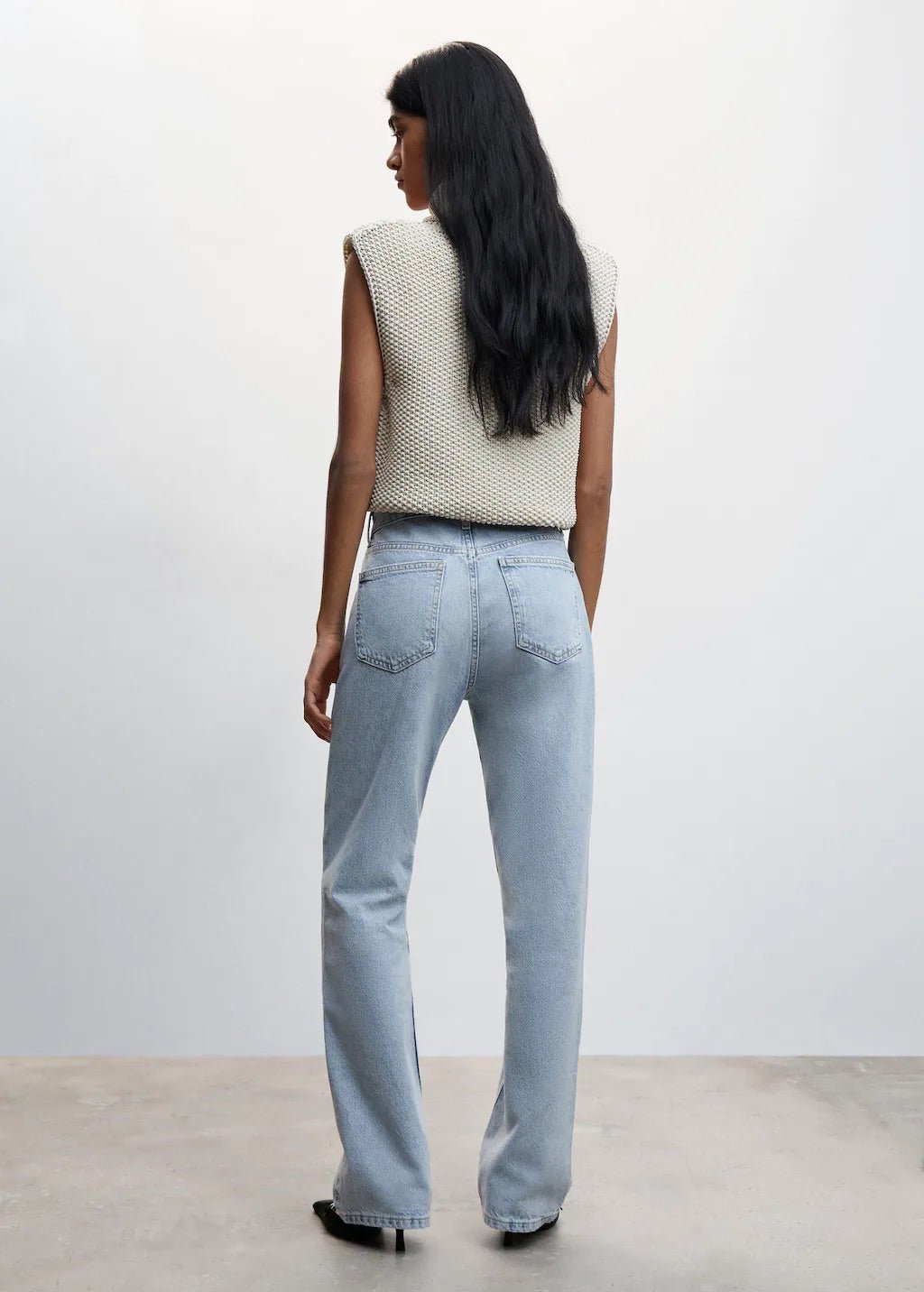 Mid-rise straight jeans - Laurel Morgan