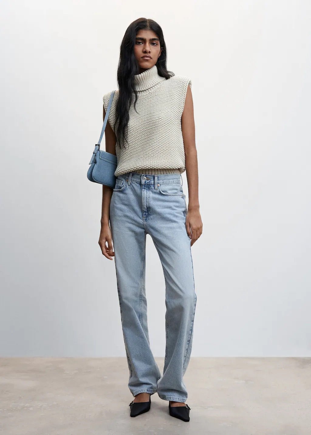 Mid-rise straight jeans - Laurel Morgan