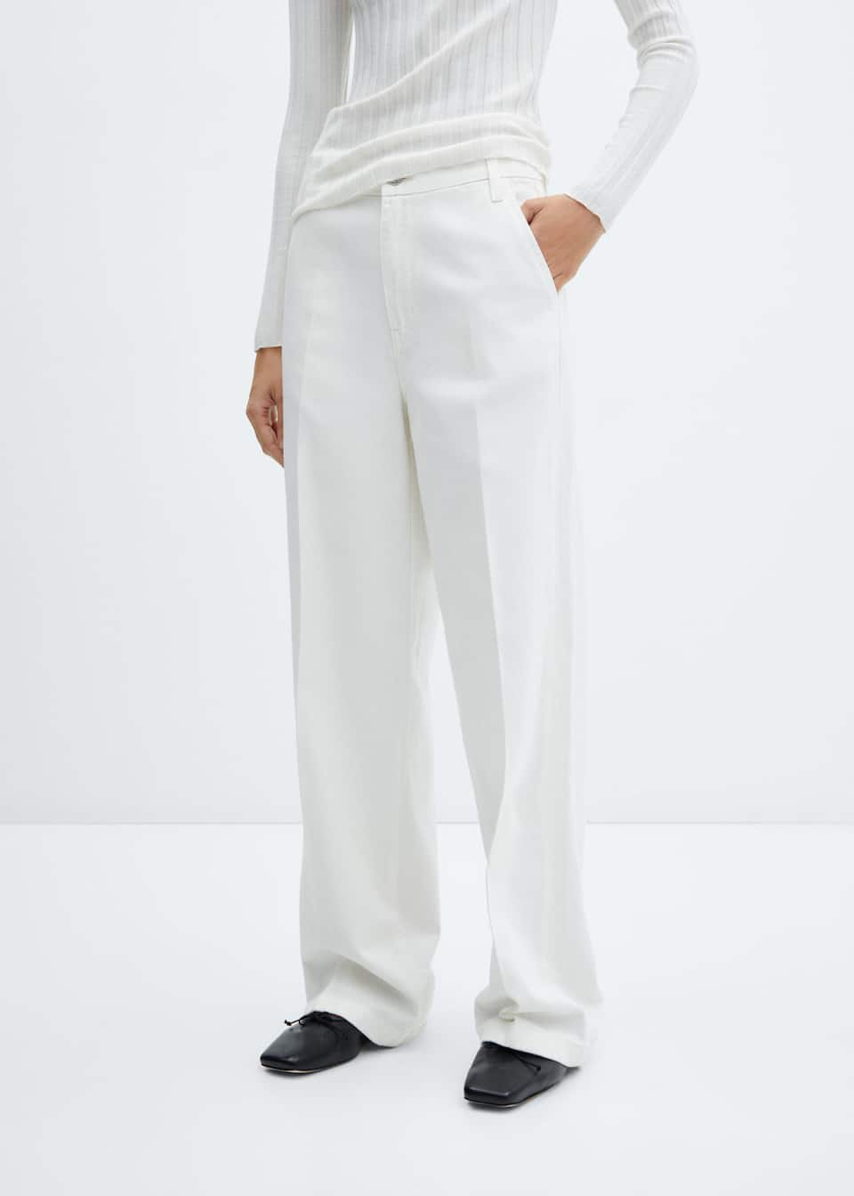 Mid-rise straight jeans - Laurel Morgan