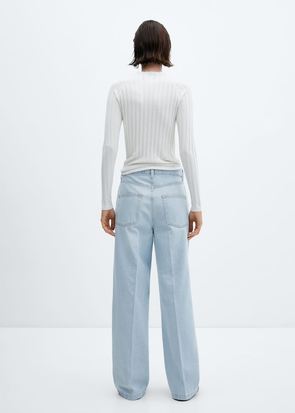 Mid-rise straight jeans - Laurel Morgan