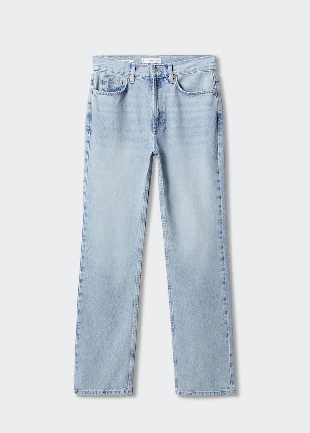 Mid-rise straight jeans - Laurel Morgan