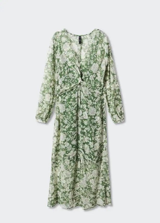 Midi printed dress - Laurel Morgan