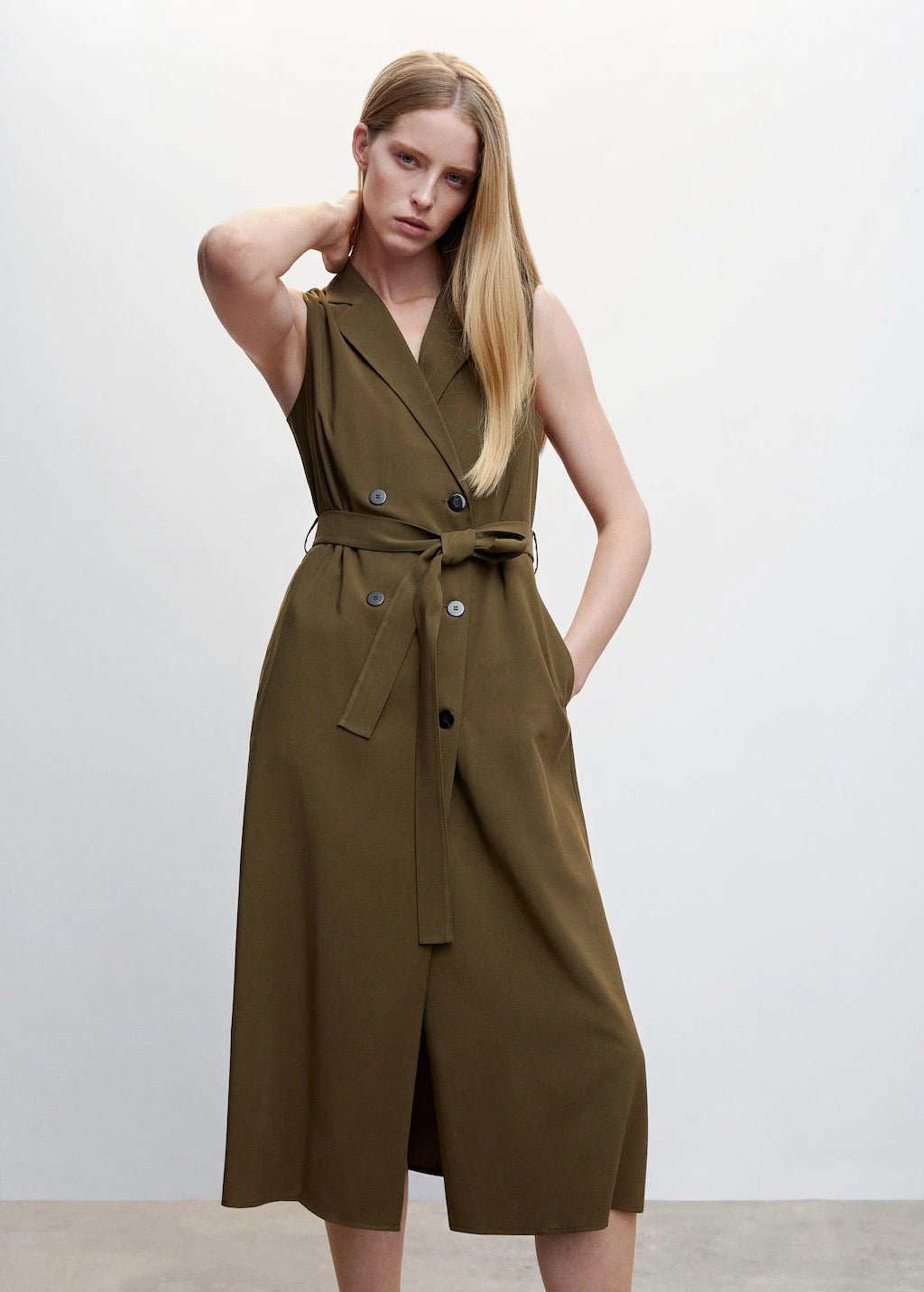 Midi vest dress - Laurel Morgan