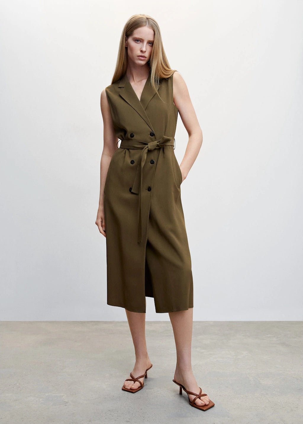 Midi vest dress - Laurel Morgan