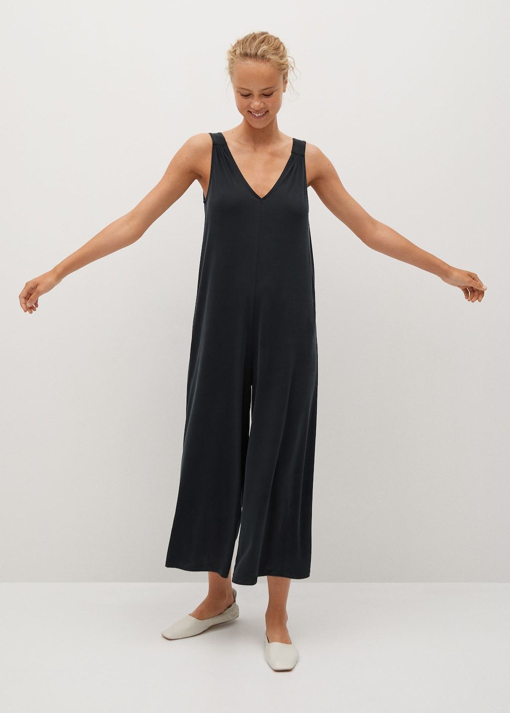 Modal-blend jumpsuit