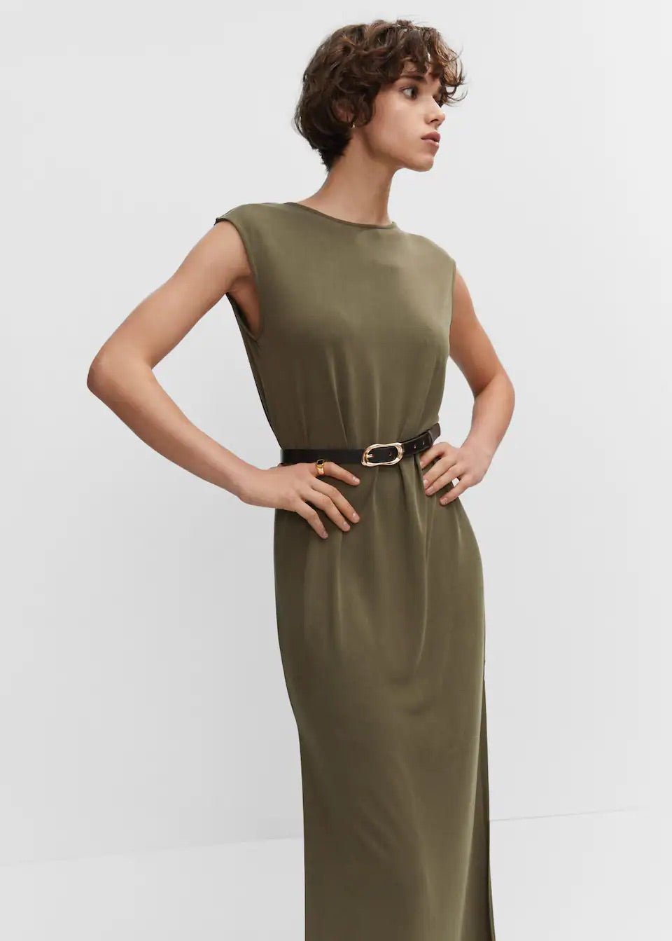 Modal slit dress - Laurel Morgan