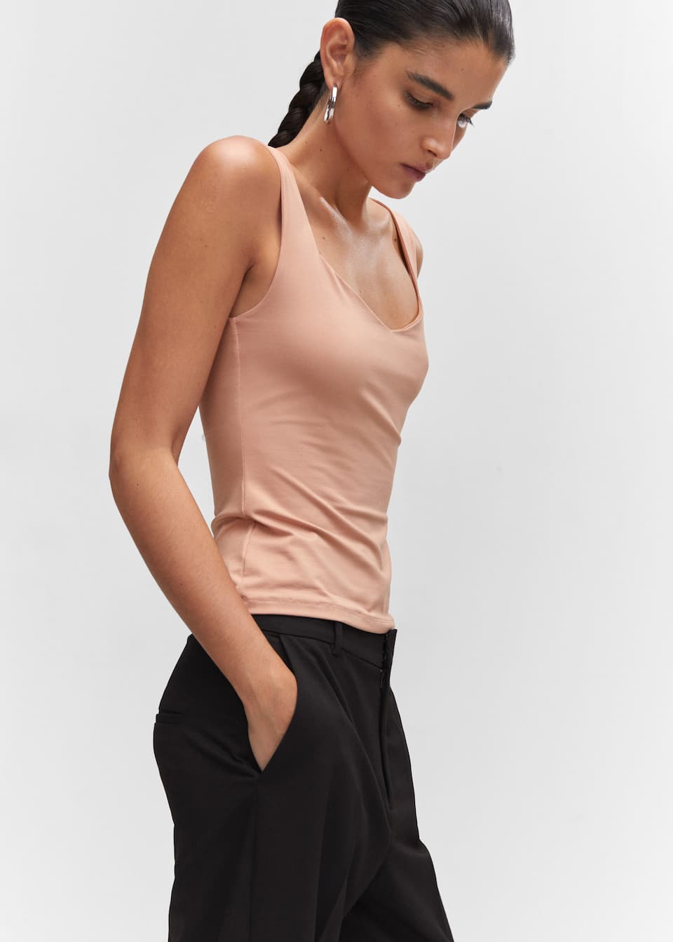 Open elastic top