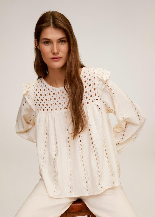 Openwork detail top - Laurel Morgan