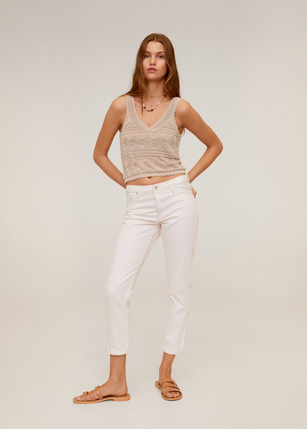 Openwork knit top - Laurel Morgan