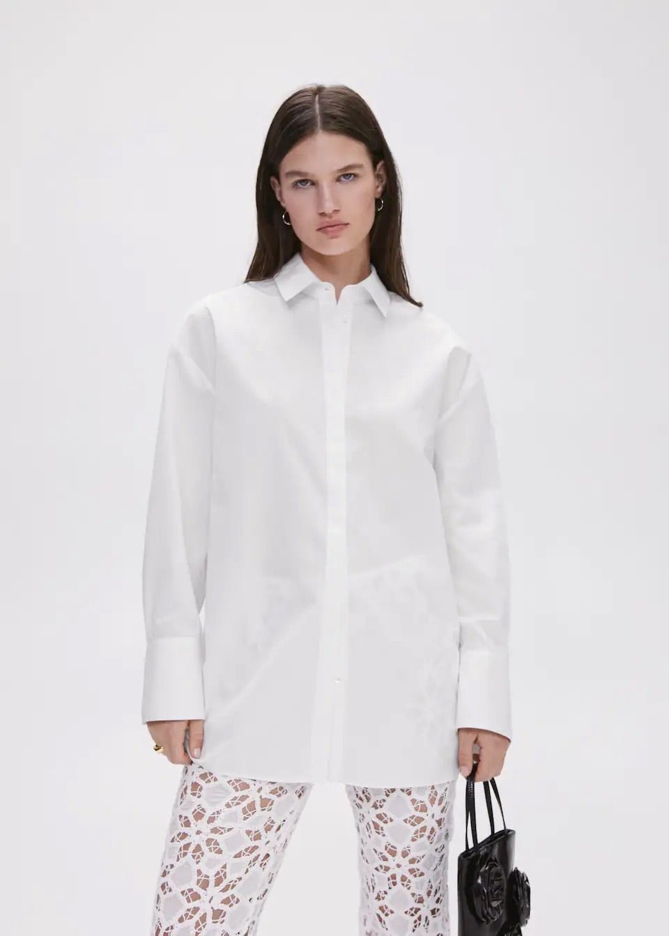 Oversize cotton shirt - Laurel Morgan