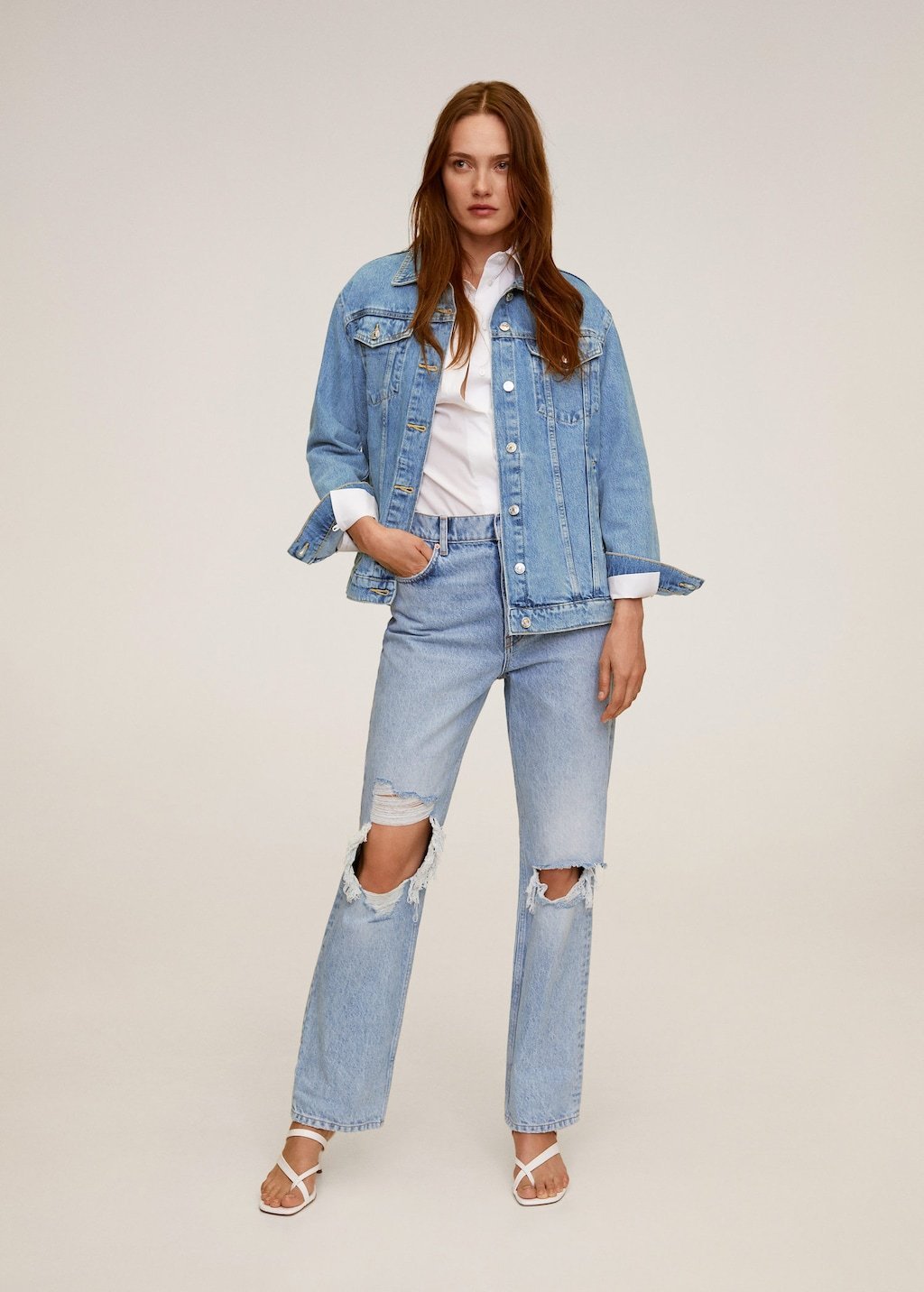 Oversize denim jacket