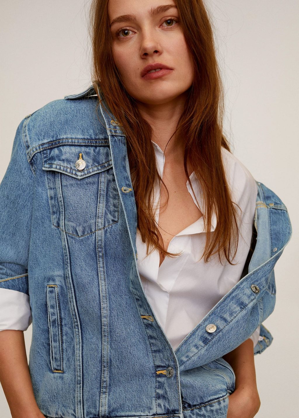 Oversize denim jacket