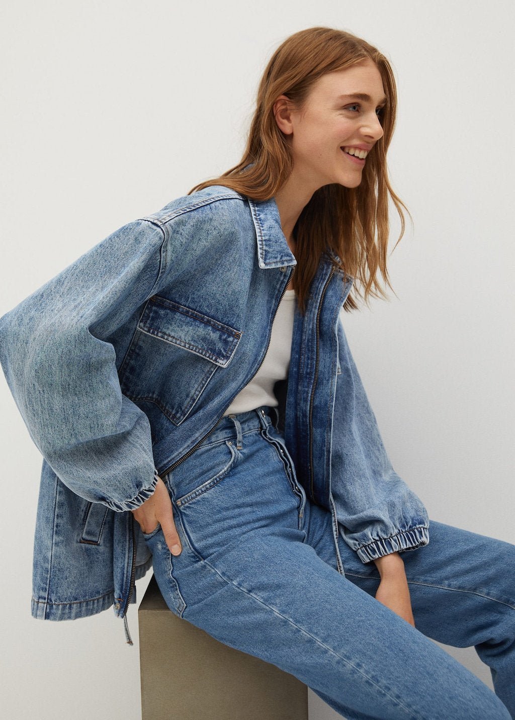 Oversize denim jacket - Laurel Morgan