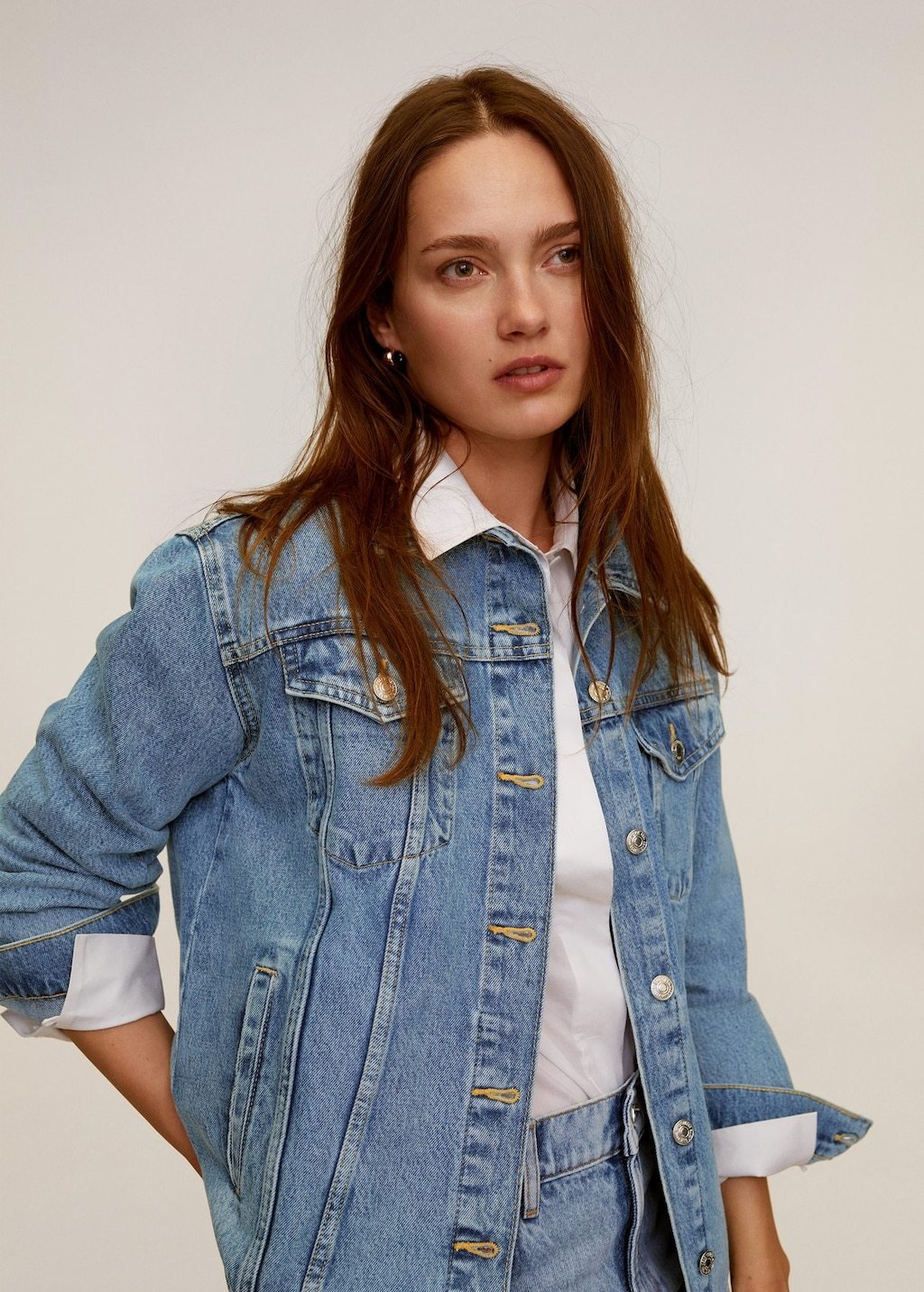 Oversize denim jacket