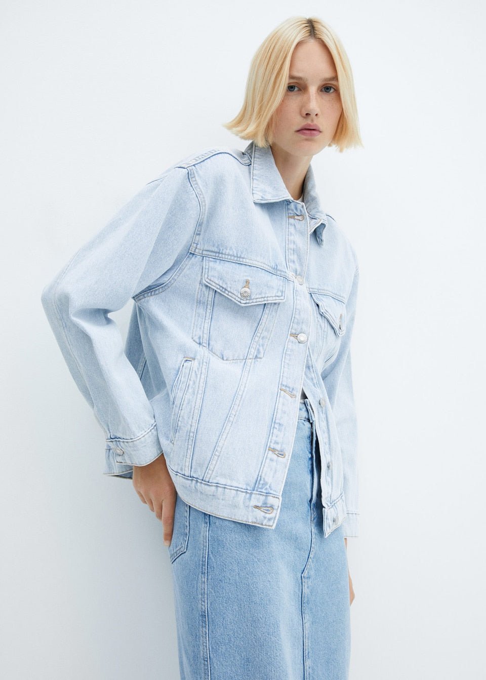 Oversize denim jacket - Laurel Morgan