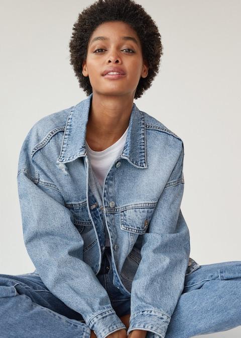 Oversize denim jacket