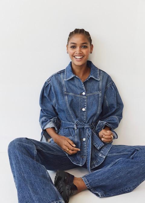 Oversize denim jacket - Laurel Morgan