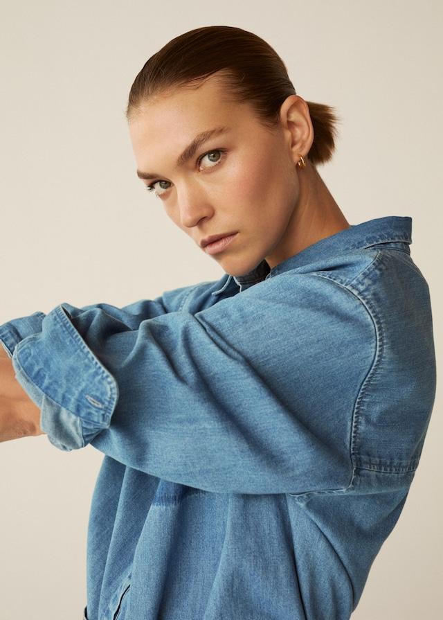 Oversize denim shirt - Laurel Morgan