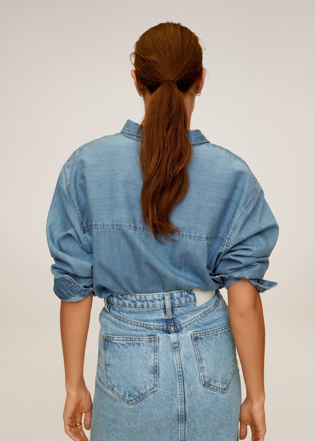 Oversize denim shirt - Laurel Morgan