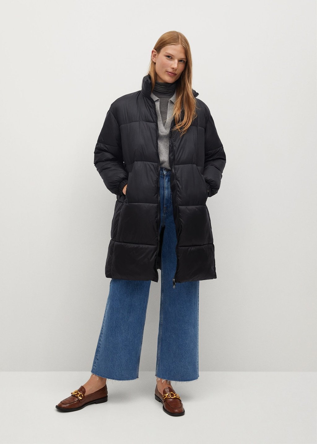 Oversize quilted coat - Laurel Morgan