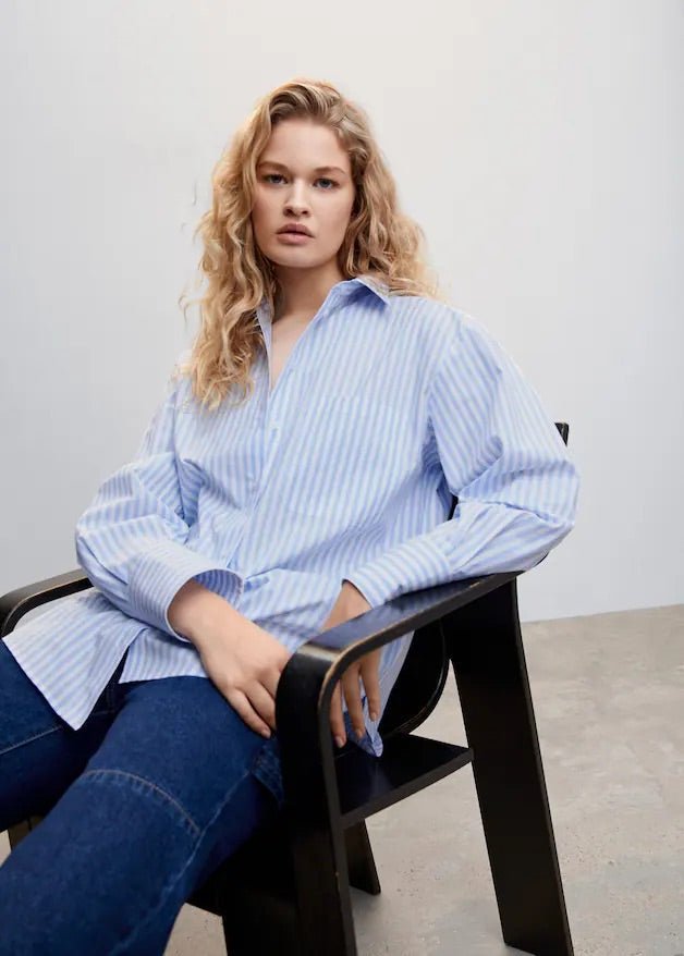 Oversize striped shirt - Laurel Morgan