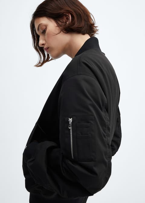 Oversized bomber jacket - Laurel Morgan