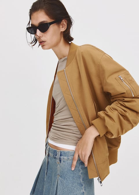 Oversized bomber jacket - Laurel Morgan