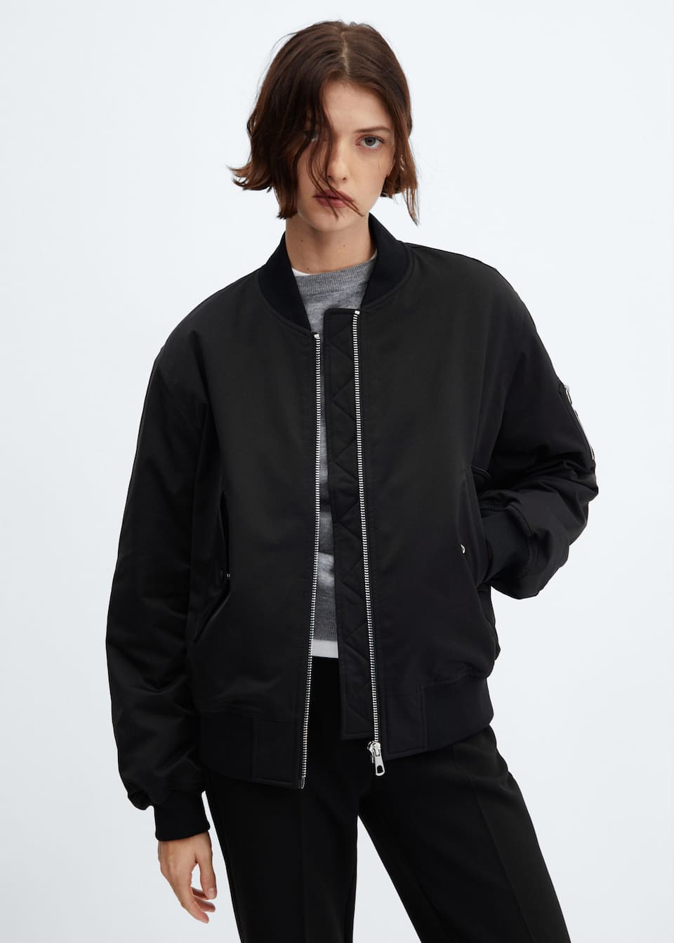 Oversized bomber jacket - Laurel Morgan