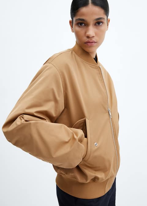 Oversized bomber jacket - Laurel Morgan