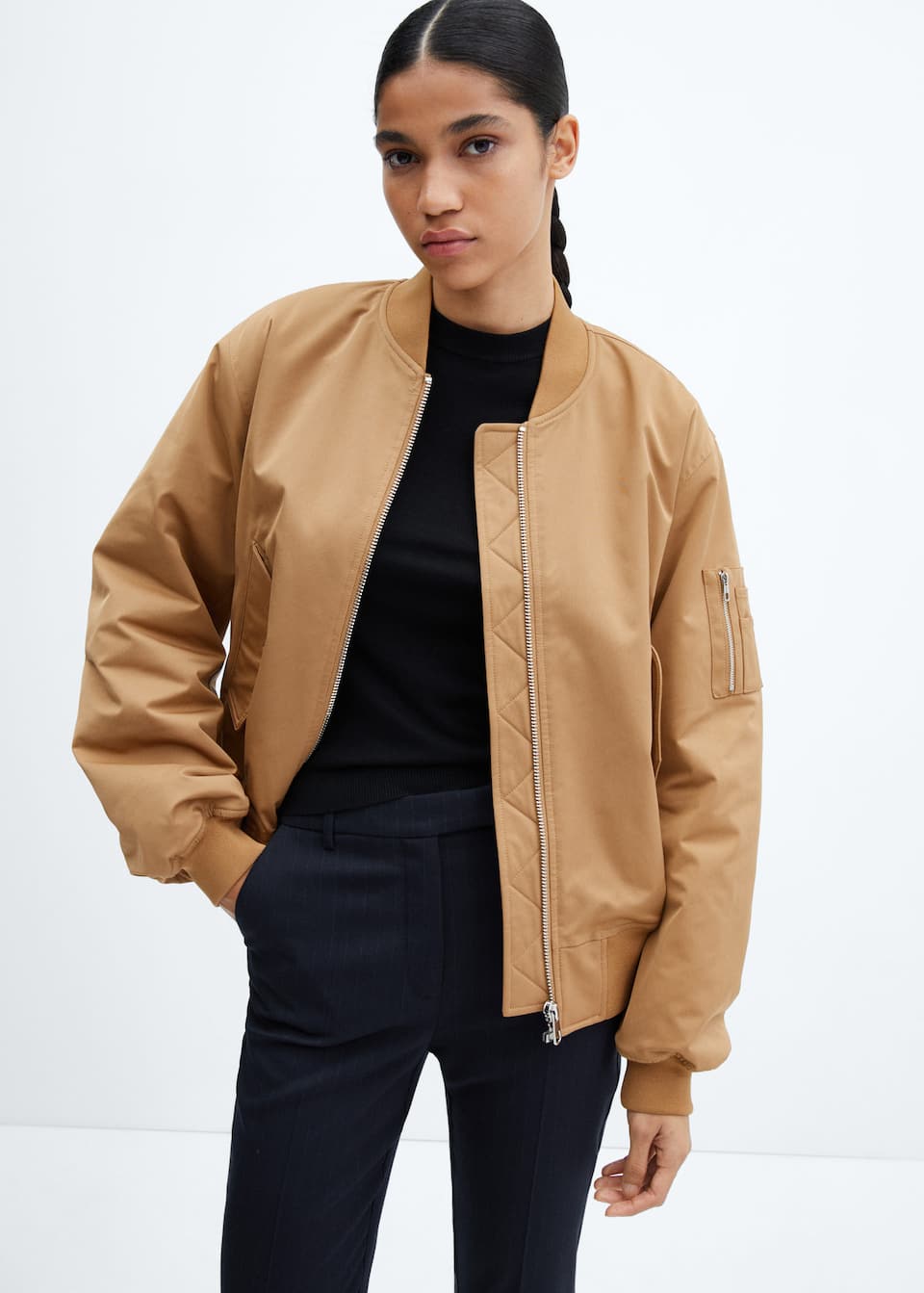 Oversized bomber jacket - Laurel Morgan