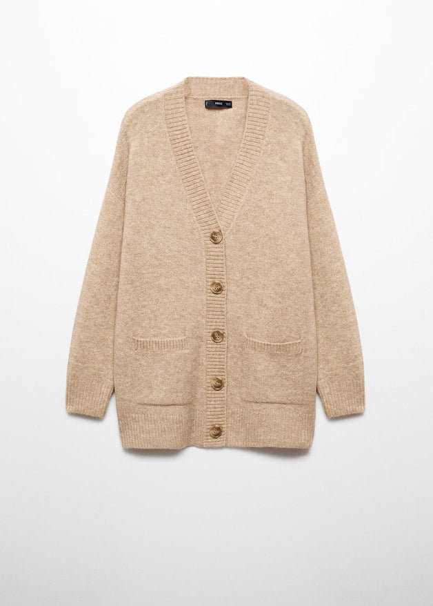 Oversized cardigan with buttons - Laurel Morgan