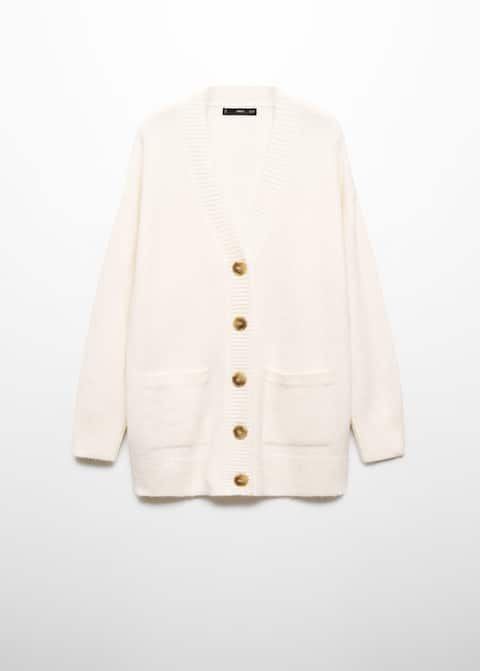 Oversized cardigan with buttons - Laurel Morgan