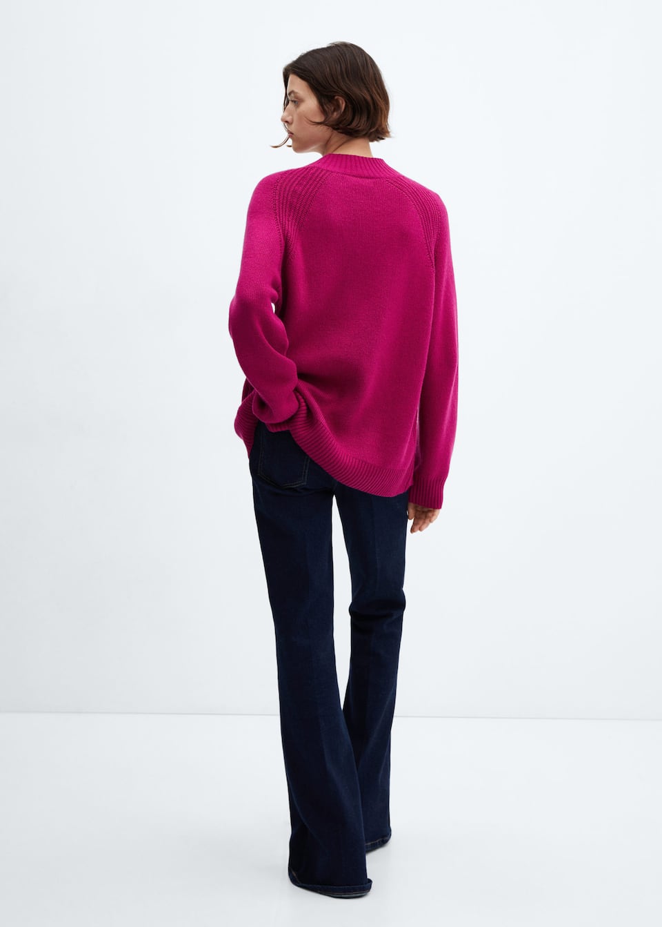 Oversized perkins-neck sweater - Laurel Morgan