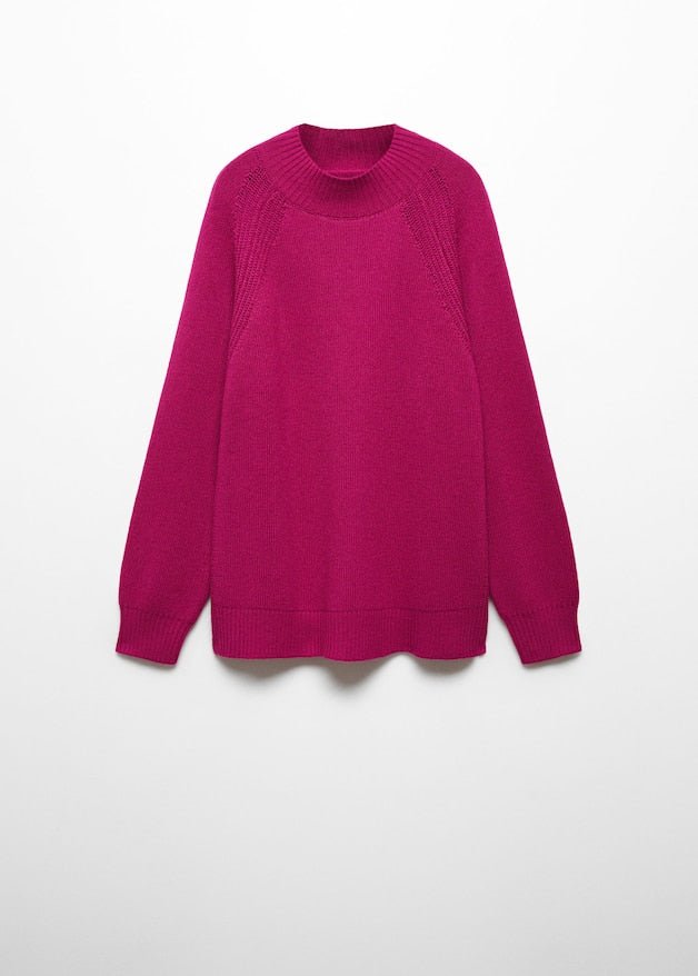 Oversized perkins-neck sweater - Laurel Morgan