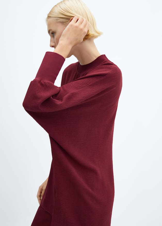 Oversized textured sweatshirt - Laurel Morgan