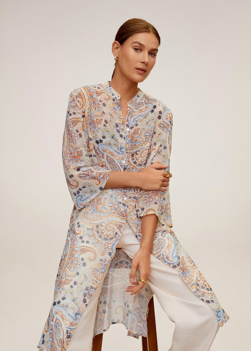 Paisley long blouse - Laurel Morgan