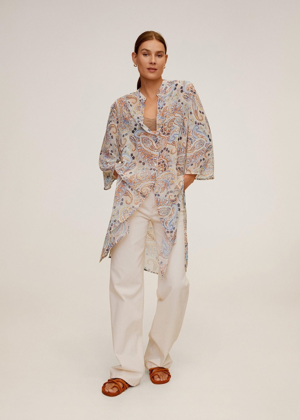 Paisley long blouse - Laurel Morgan