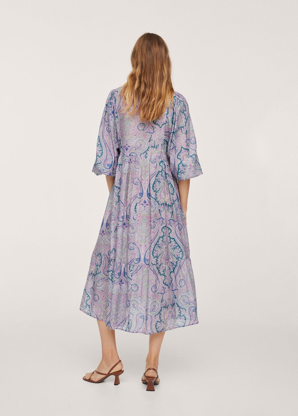 Paisley print dress - Laurel Morgan