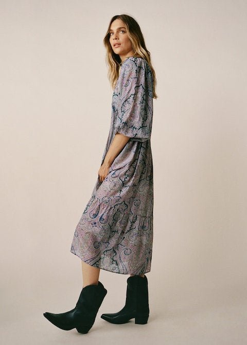 Paisley print dress - Laurel Morgan