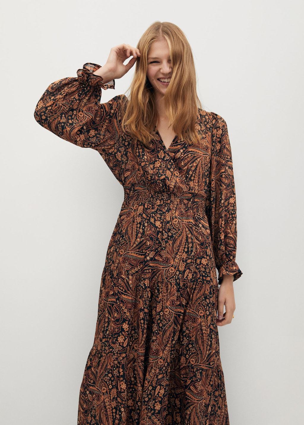 Paisley print dress - Laurel Morgan