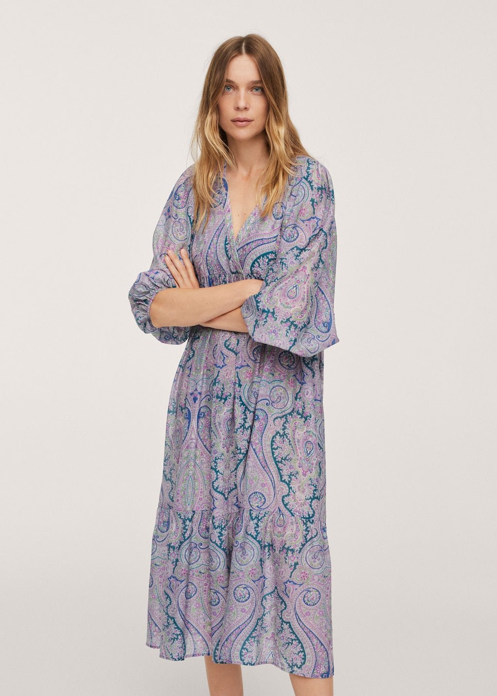 Paisley print dress - Laurel Morgan