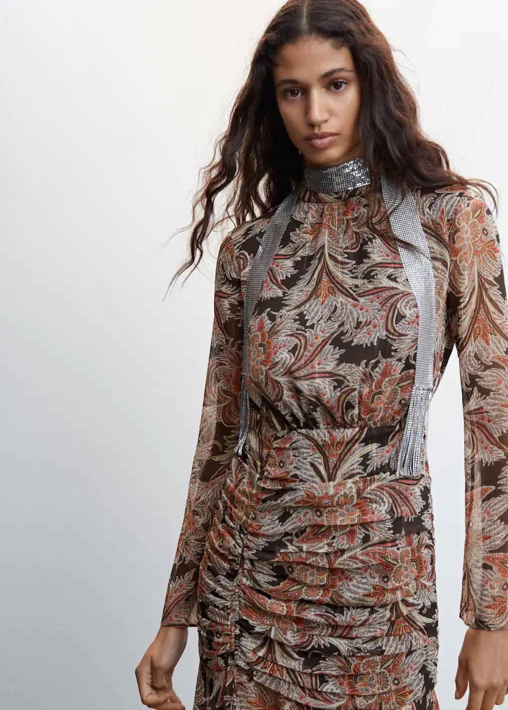 Paisley print dress - Laurel Morgan