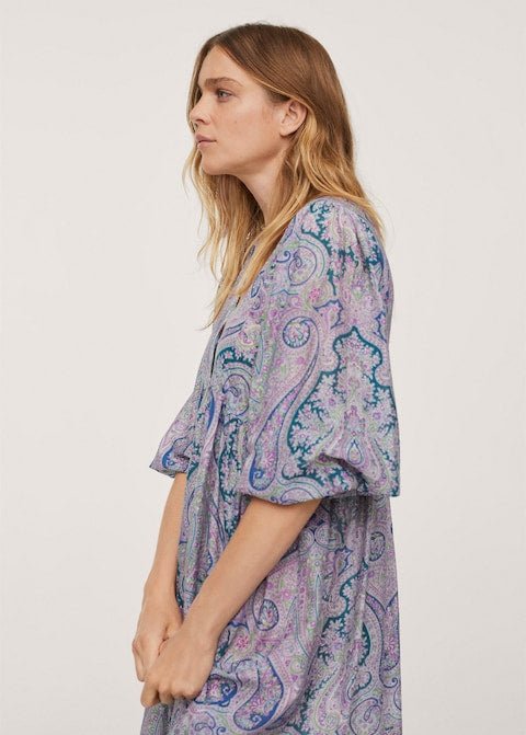 Paisley print dress - Laurel Morgan