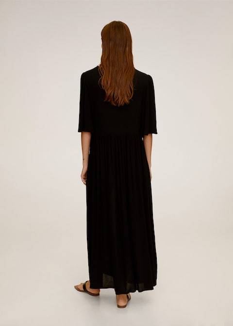 Pearl neck dress - Laurel Morgan