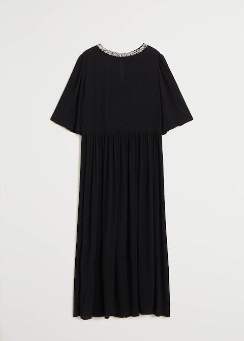 Pearl neck dress - Laurel Morgan