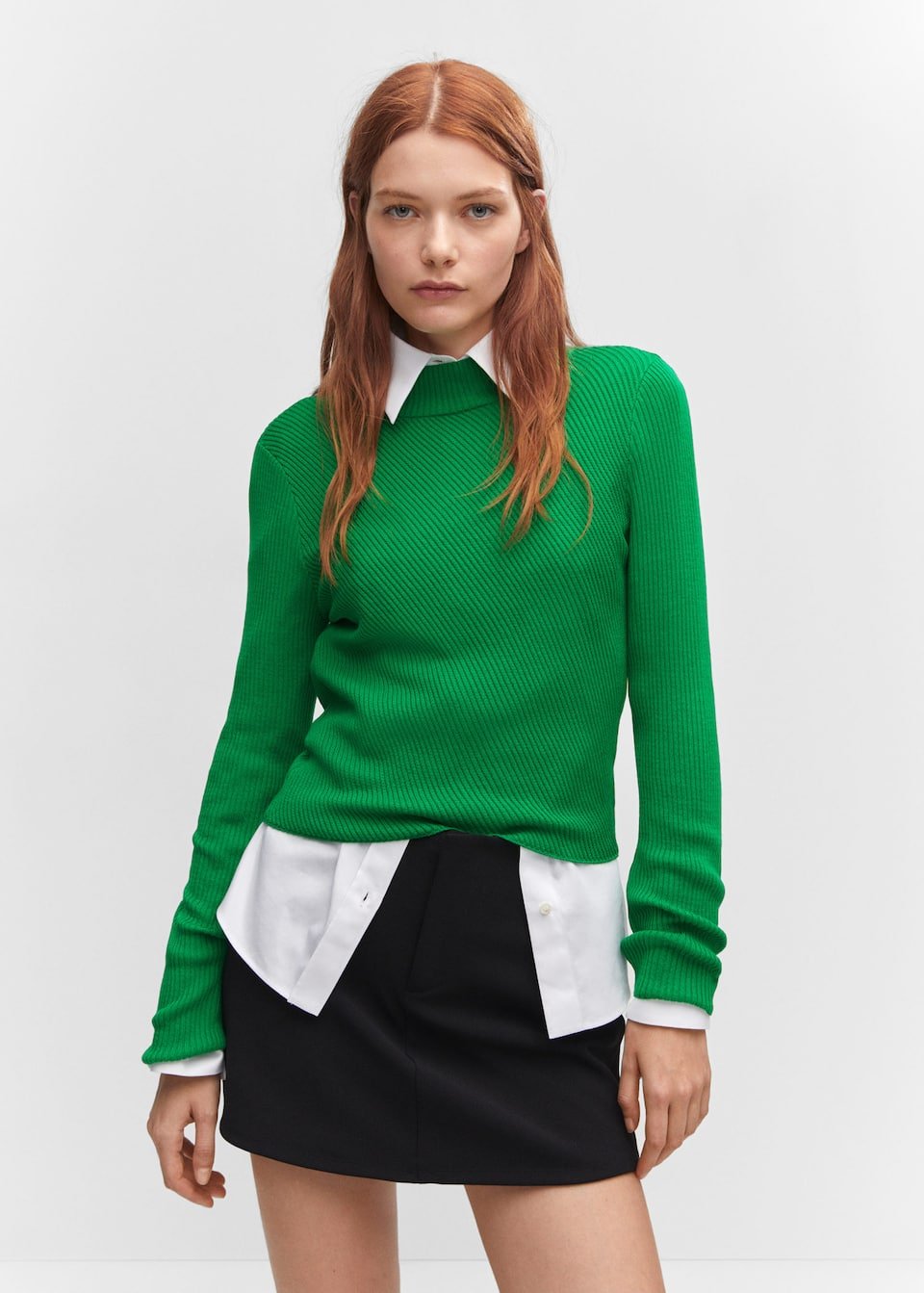 Perkins neck knitted sweater - Laurel Morgan